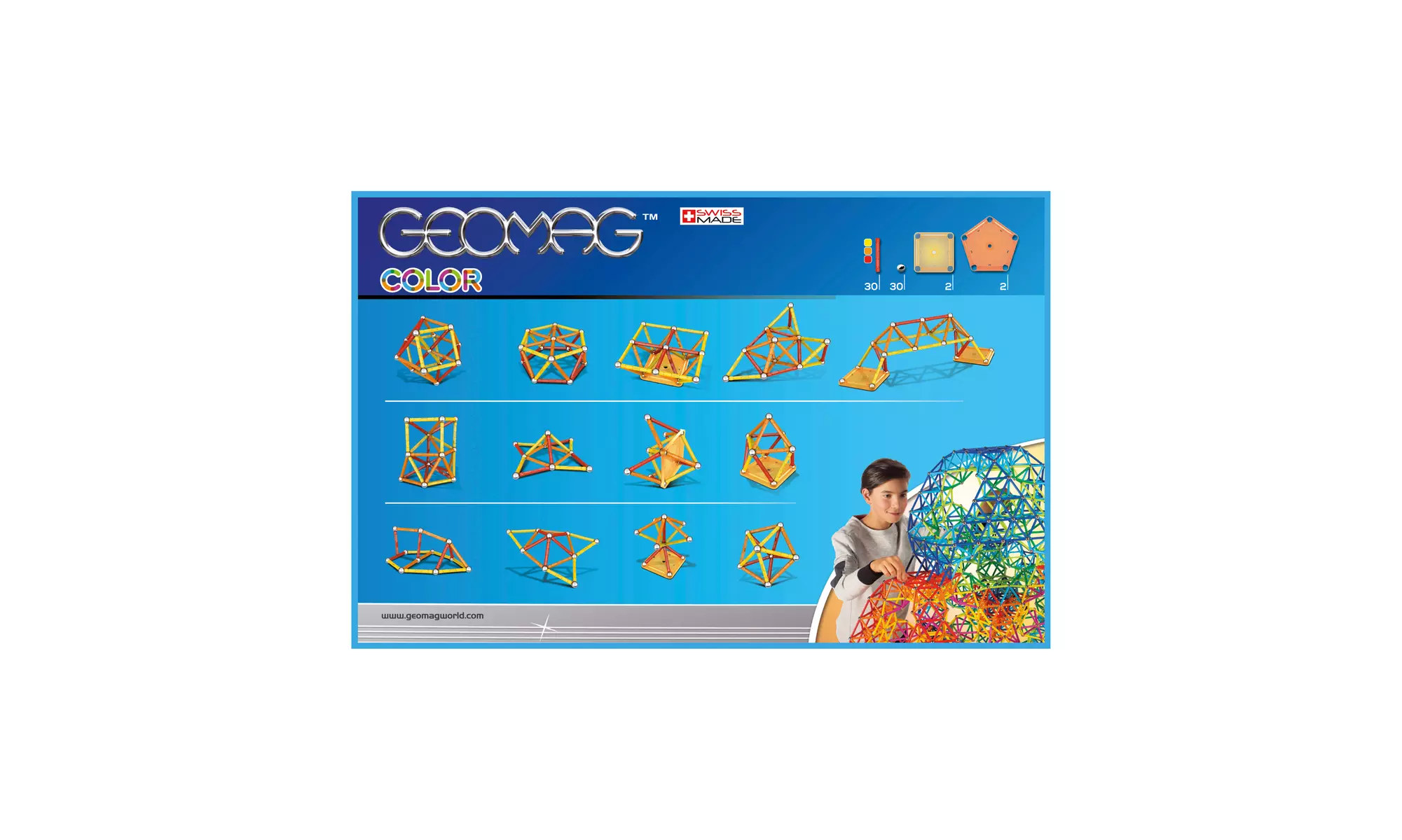 Geomag Color: 64 Pcs - Second Medium