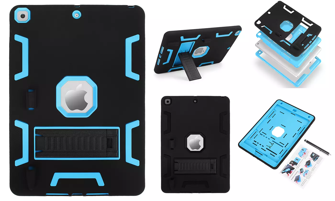 Shockproof Heavy Duty Hard Stand Case With long Pen For iPad 10.2 inch(2019) - Primary Image