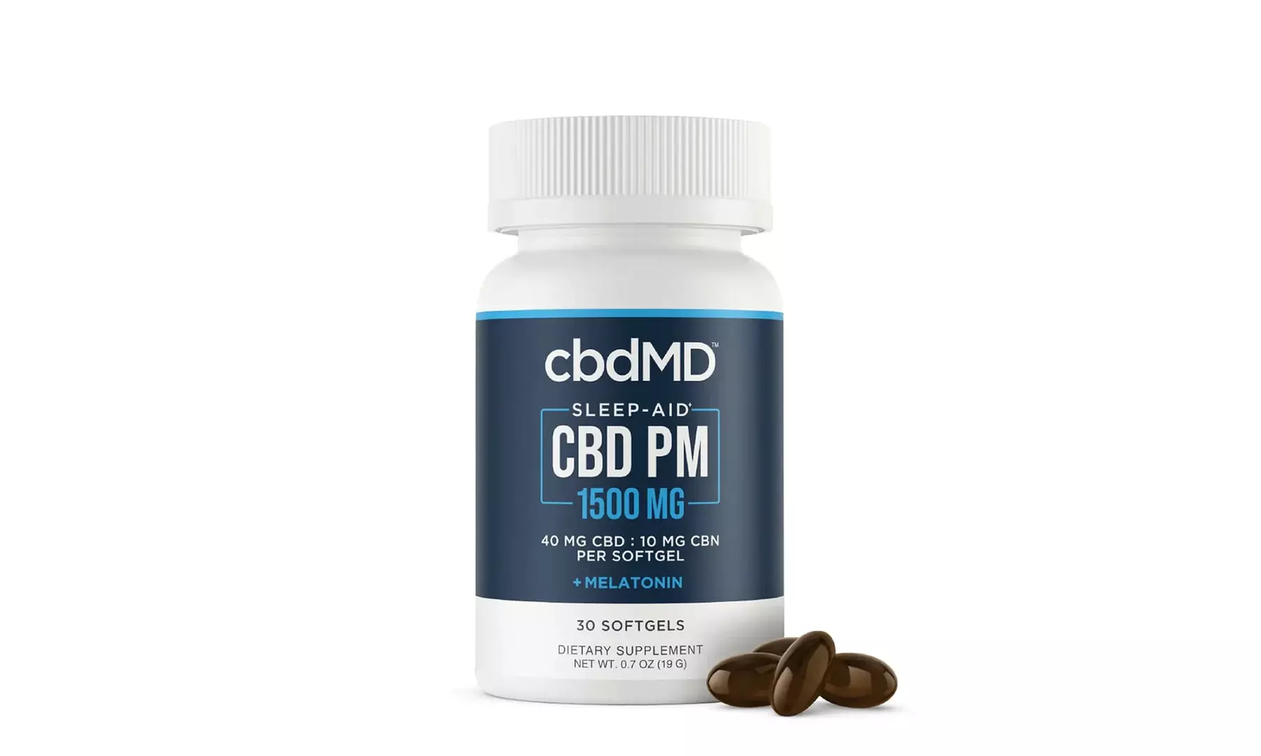 Sleep, Focus, & Calming CBD Capsules (Multiple Options) from cbdMD