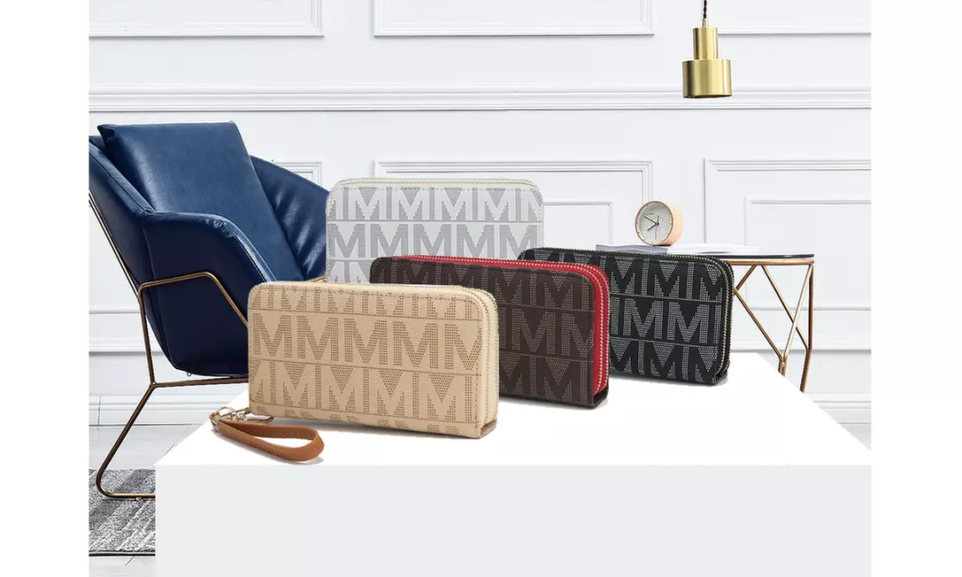 MKF Collection Danielle Signature Wristlet Wallet Bag by Mia K
