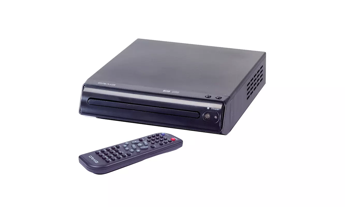 Craig CVD512A Compact DVD/DVD-R/DVD-RW/JPEG/CD-R/CD-RW/CD Player with Remote - Second Medium