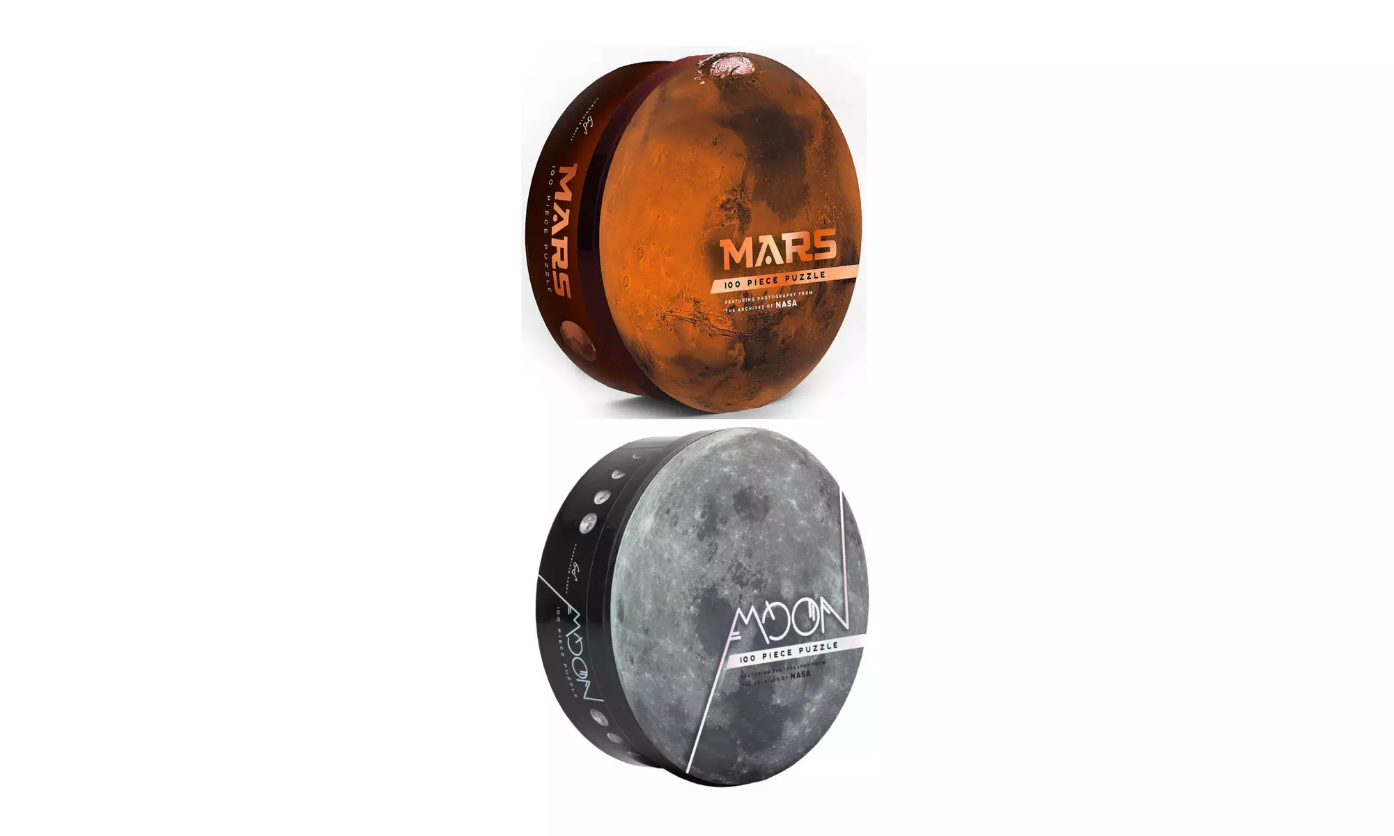 Chronicle Books Mars and Moon Kids Jigsaw Puzzle Ft. Photography from NASA - Primary Image