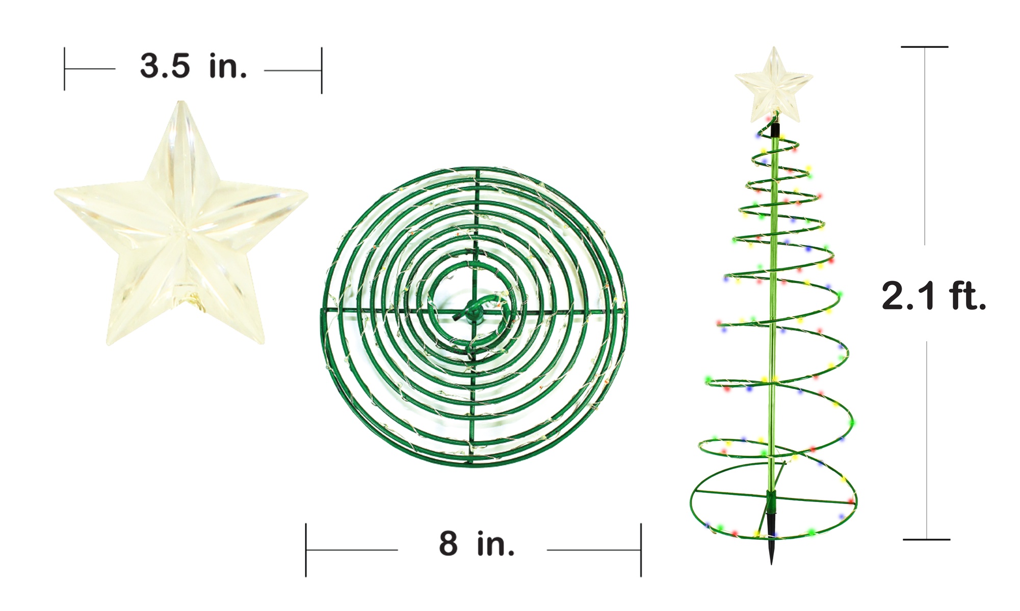 Outdoor Solar LED Christmas Tree Decoration