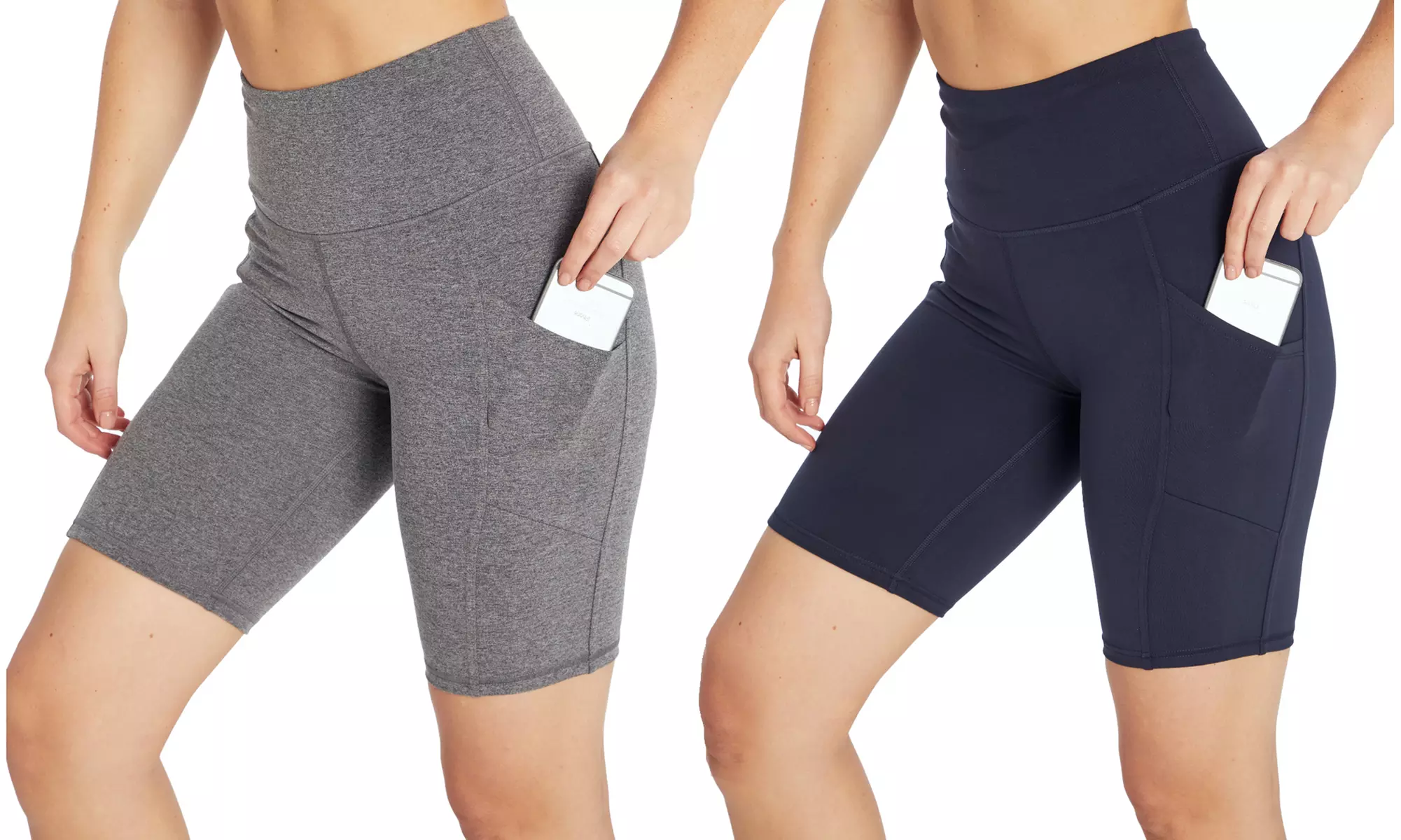 Women's Marika High-Rise Tummy Control Pocket Bermuda Shorts - 9" - Primary Image
