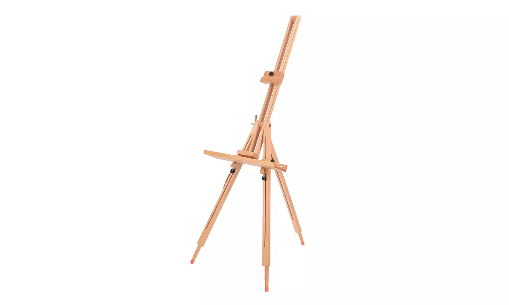 Portable A-Frame Artist Easel Stand, Folding Drawing Display Easel Beech - Primary Image