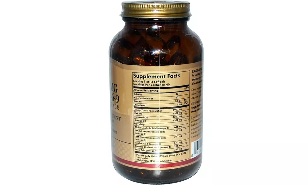 Solgar EFA Omega 3-6-9 1300 mg - Primary Image