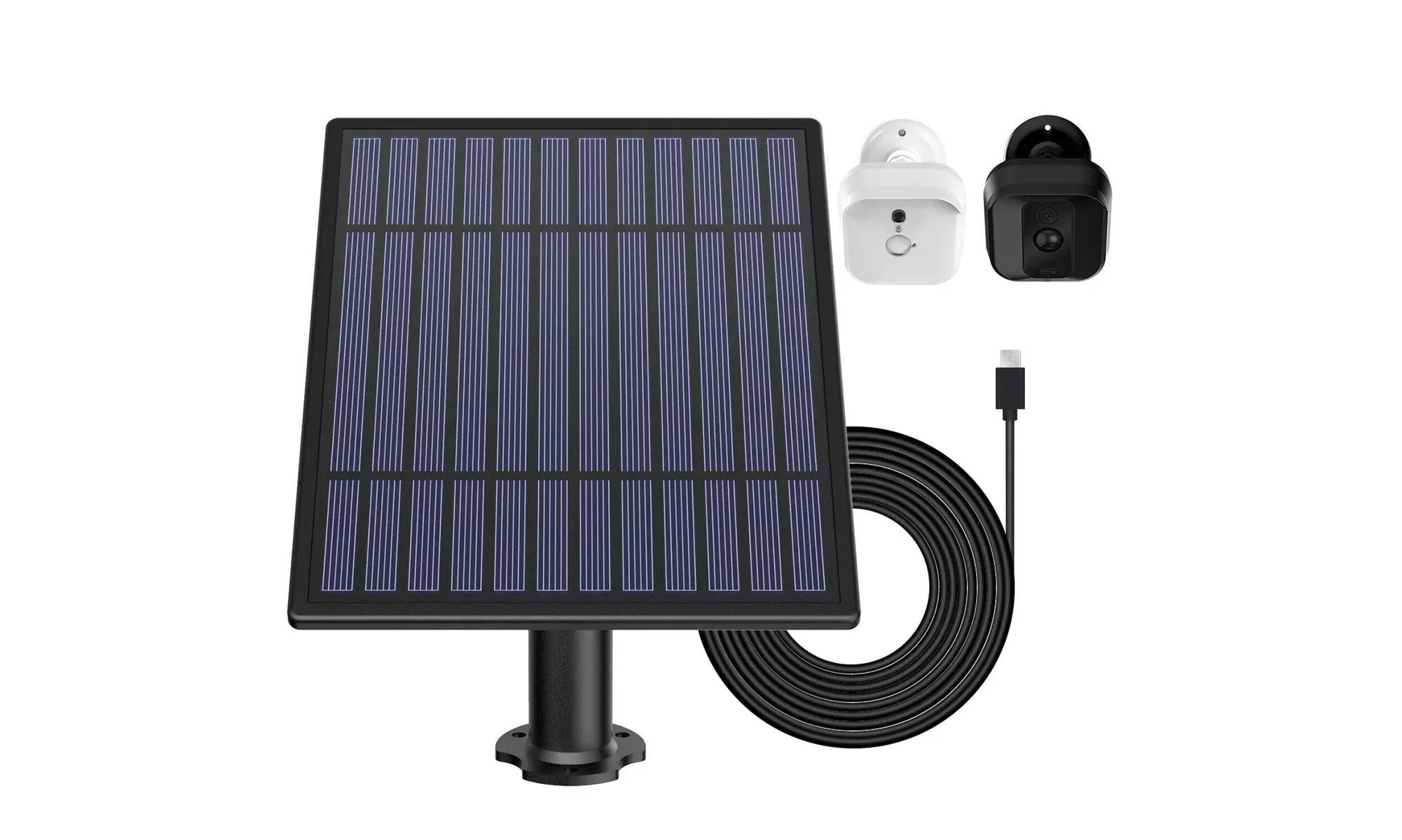 Solar Power Panel Blink XT Wall Mount Outdoor Security Camera Weatherproof USA - Primary Image