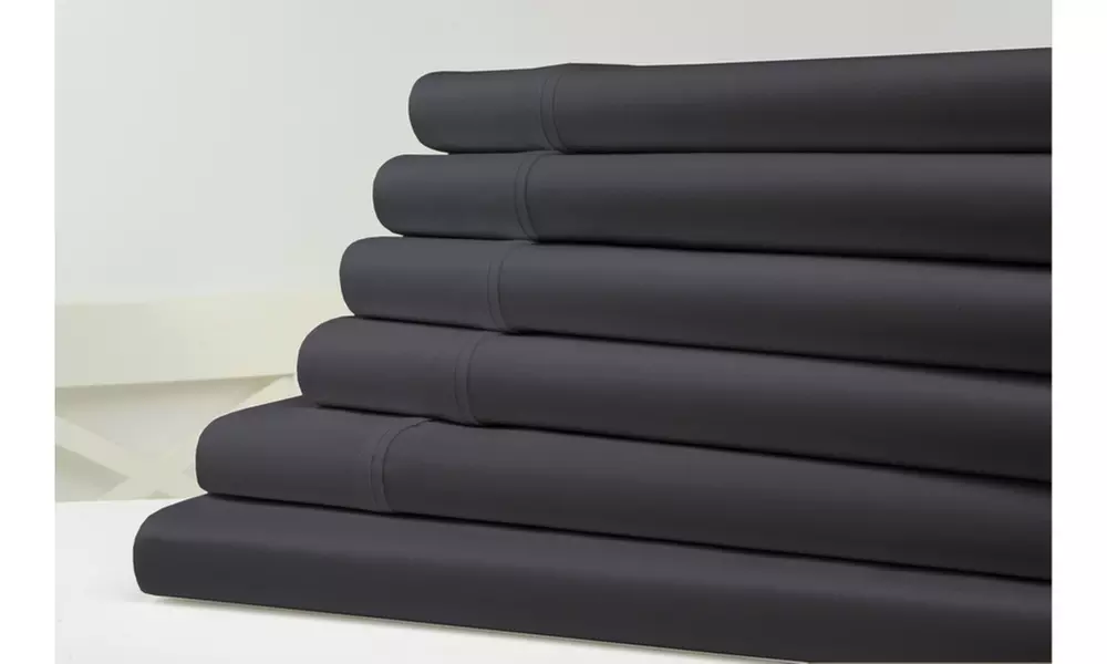 Kathy Ireland Gallery 1200 Thread Count Cotton Rich 6 Piece Sheet Sets
