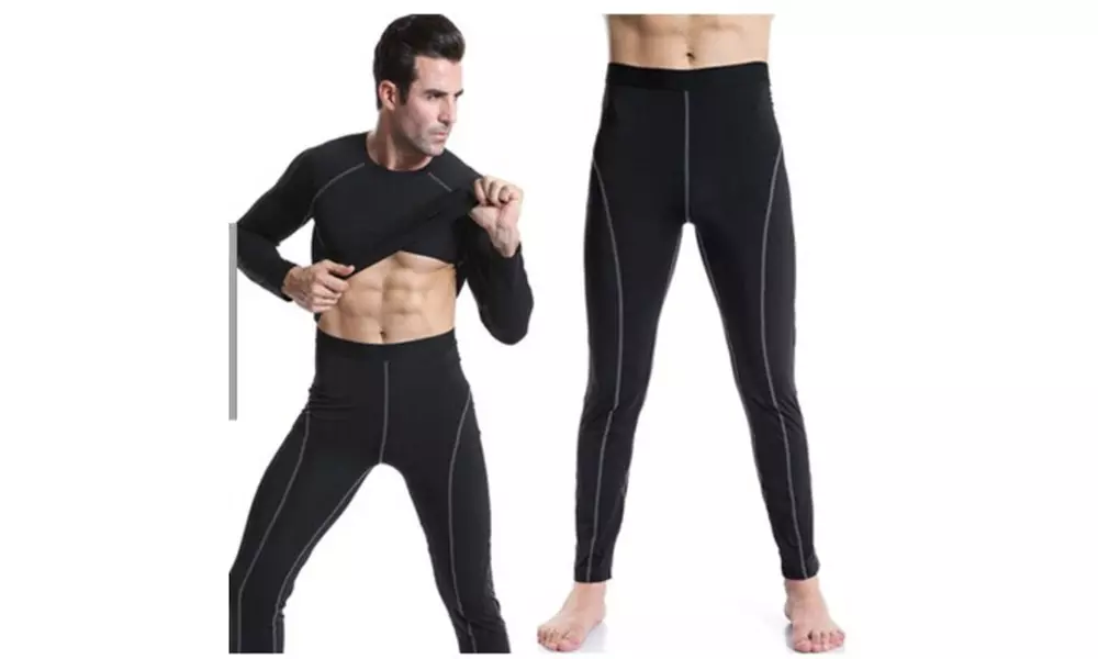 Men's Quick-Dry Compression Pants (3-Colors) - Primary Image