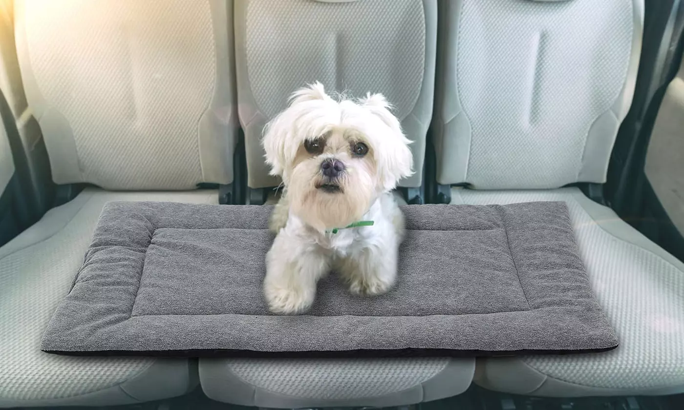 PetLuv Soft Fleece Reversible Dog Bed Mat Comfortable Crate Cushion Pad