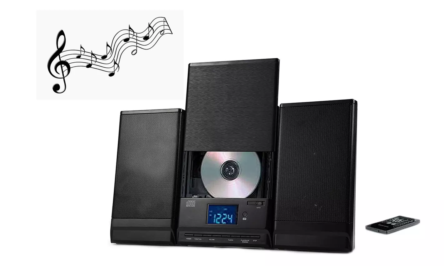 Finest Bookshelf Mini CD Stereo System To Enjoy Stunning Sound Quality - Primary Image