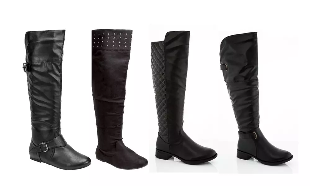 Rasolli Women's Over The Knee Riding boots Multiple Styles Available - Primary Image