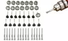 45pc Stainless Steel Wire Brush Set Dremel Tool Rotary Die Grinder Removal Wheel