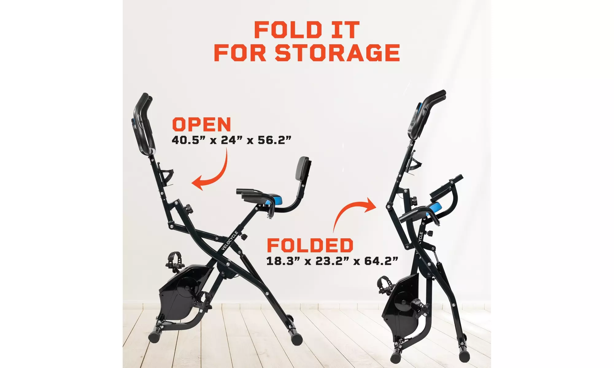 Lifepro VeloCycle Exercise Bike-2 in 1 Fitness and Exersize Equipment - Second Medium
