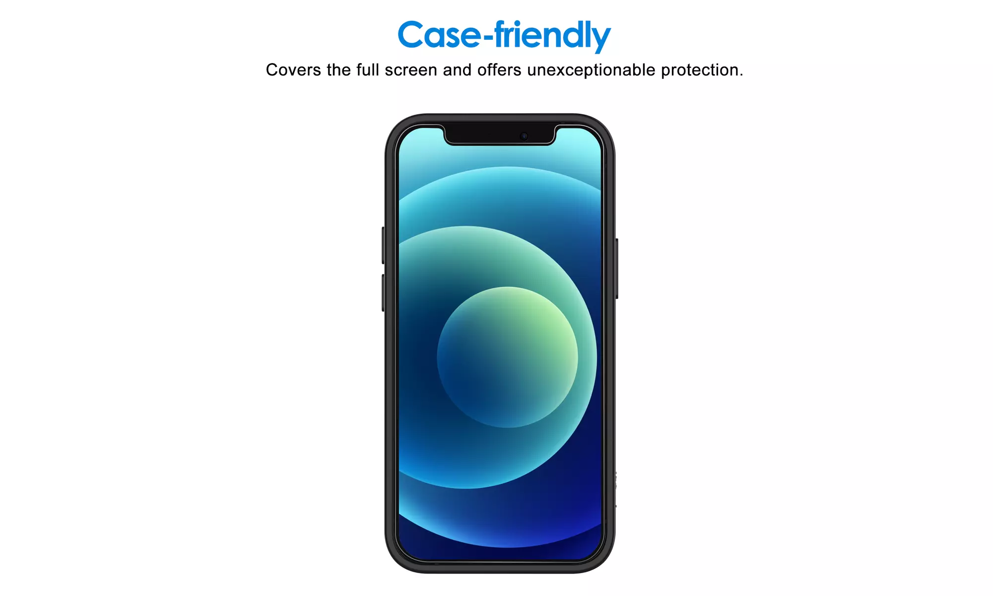 Screen Protector for iPhone X/XR/XS/XS Max, 11/12/13, Mini, Pro, Pro Max, 3-Pack