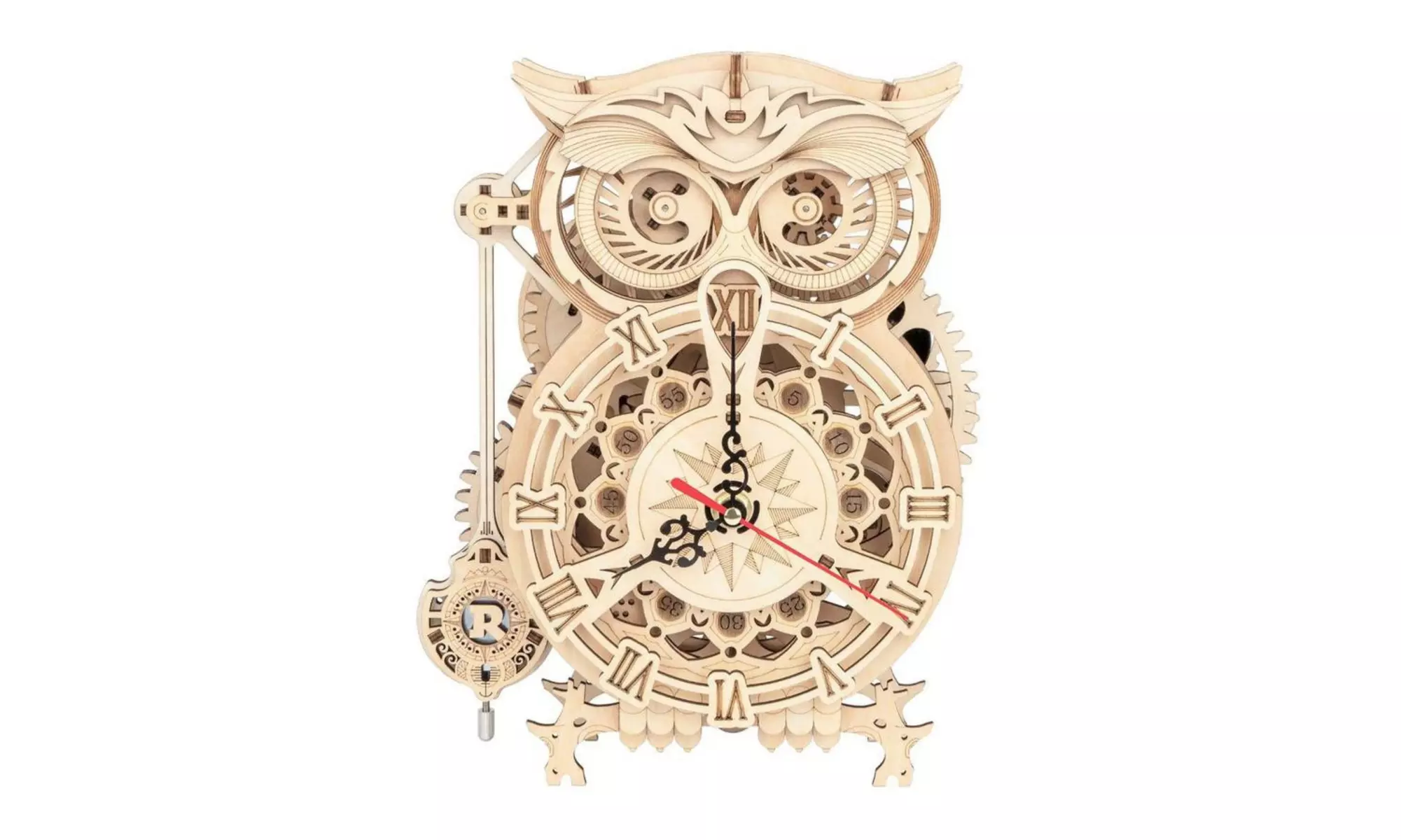 DIY 3D Wooden Mechanical Moving Gears Model Kit