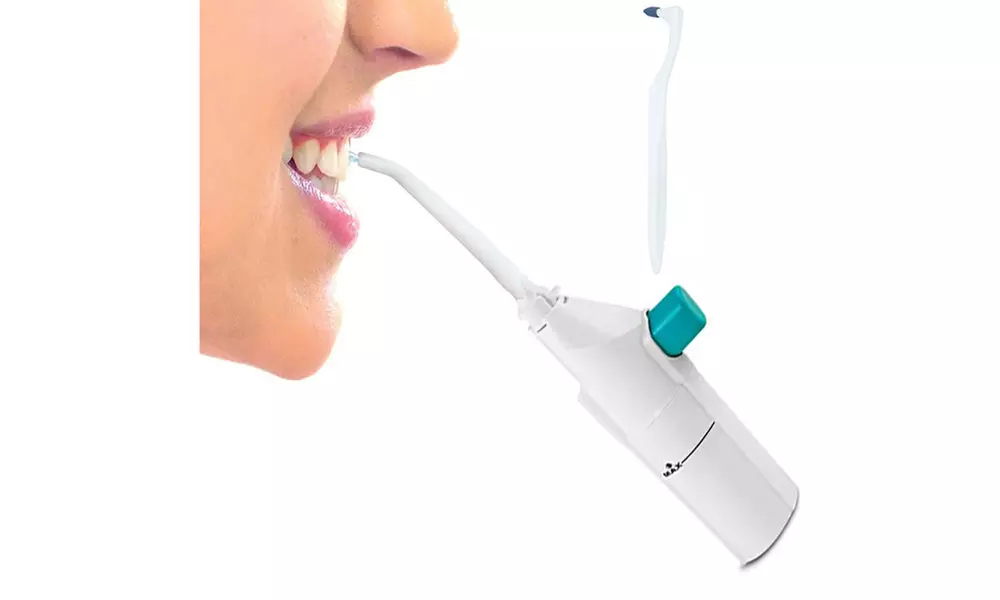 Air Powered Water Jet Flosser with Tooth Stain Remover - Second Medium