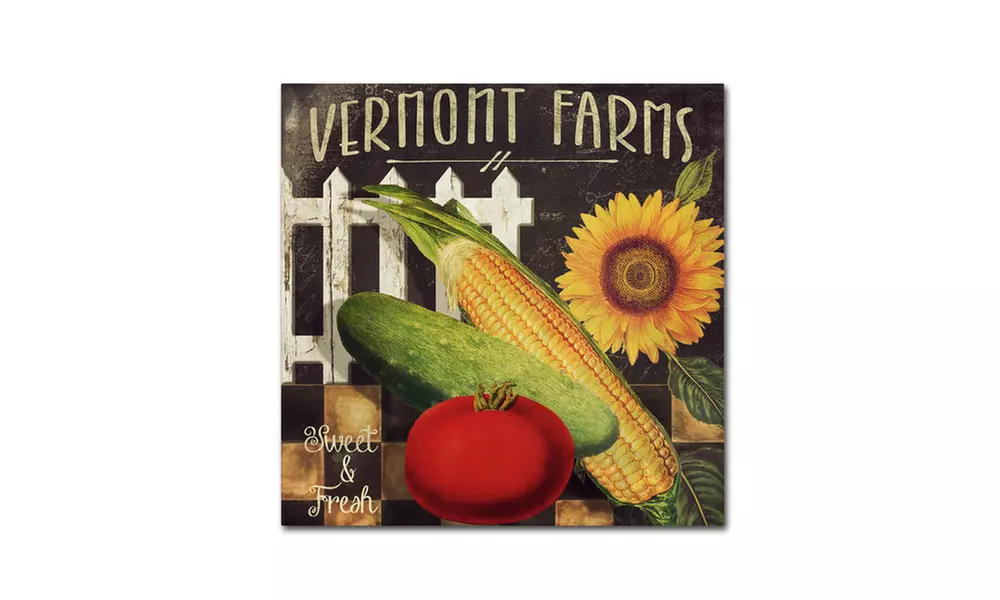 Color Bakery 'Vermont Farms VII' Canvas Art - Primary Image