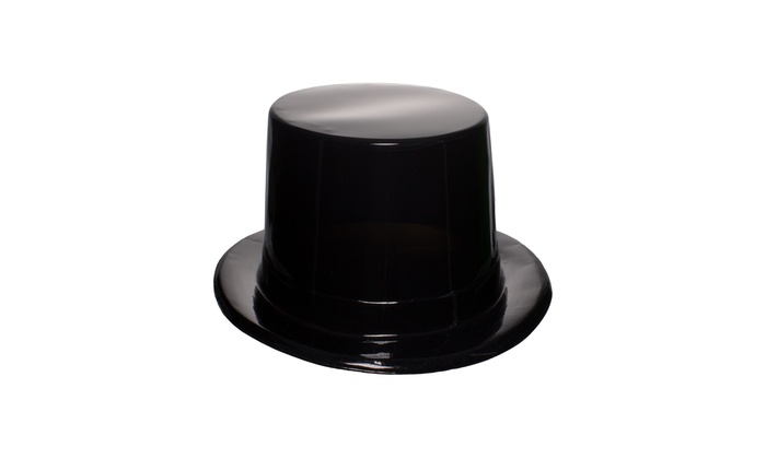 black party top hats