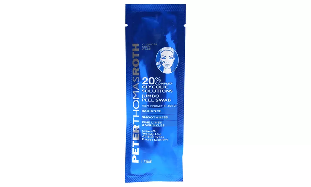 20% Complex Glycolic Solutions Jumbo Peel Swab - Primary Image