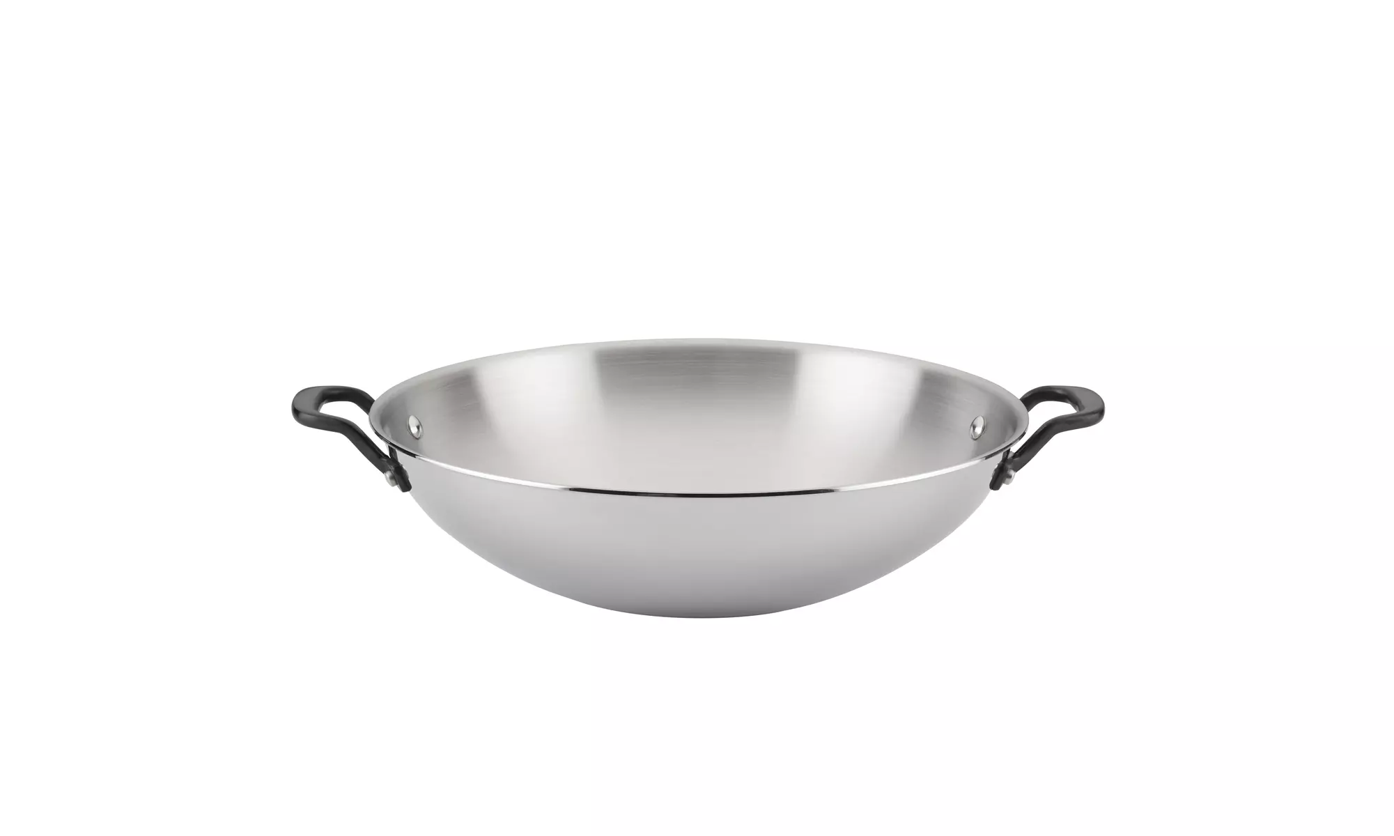 KitchenAid 5 Ply Clad Stainless Steel Wok, 15 Inch, Stainless Steel - Second Medium
