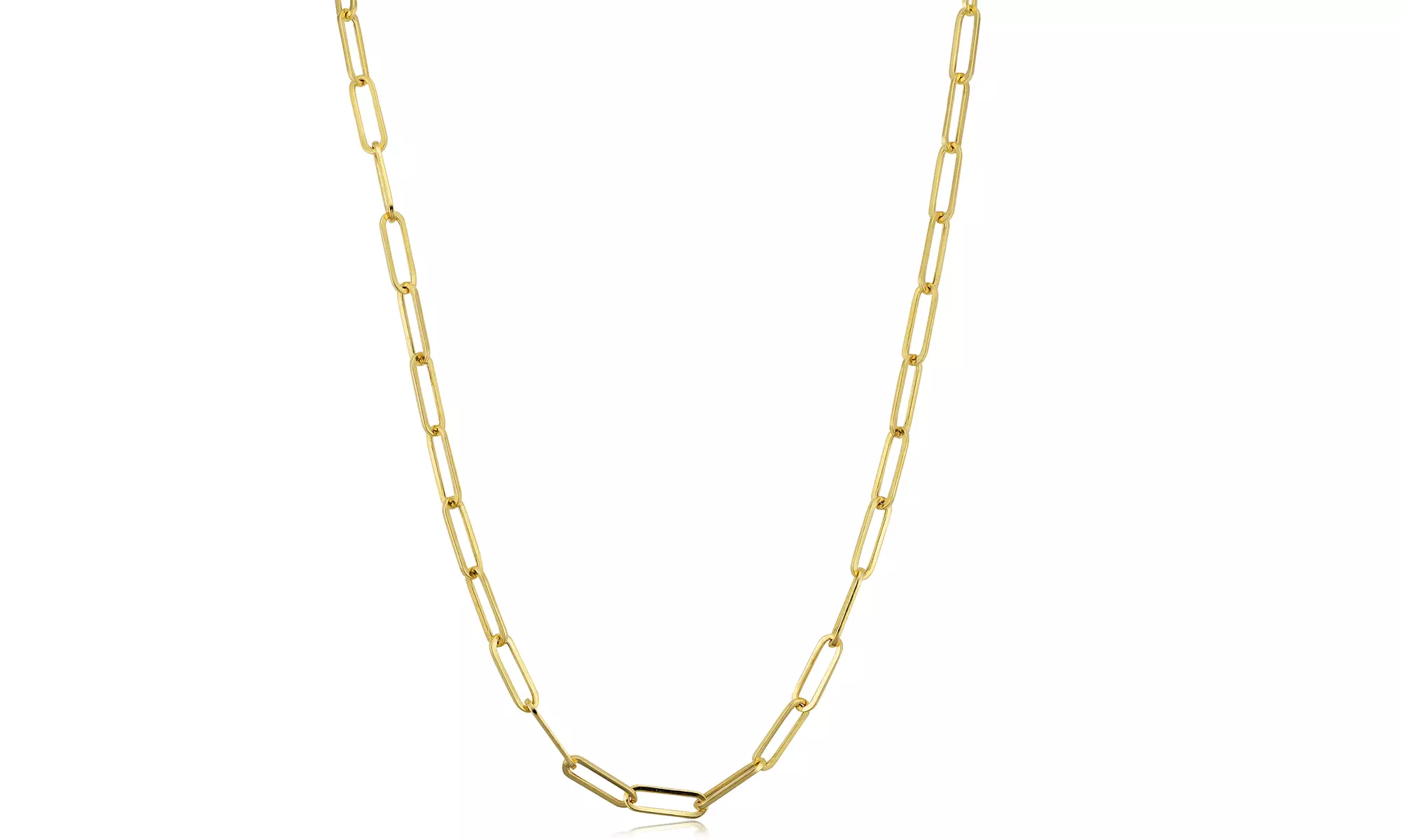 Sterling Silver Paper clip chain