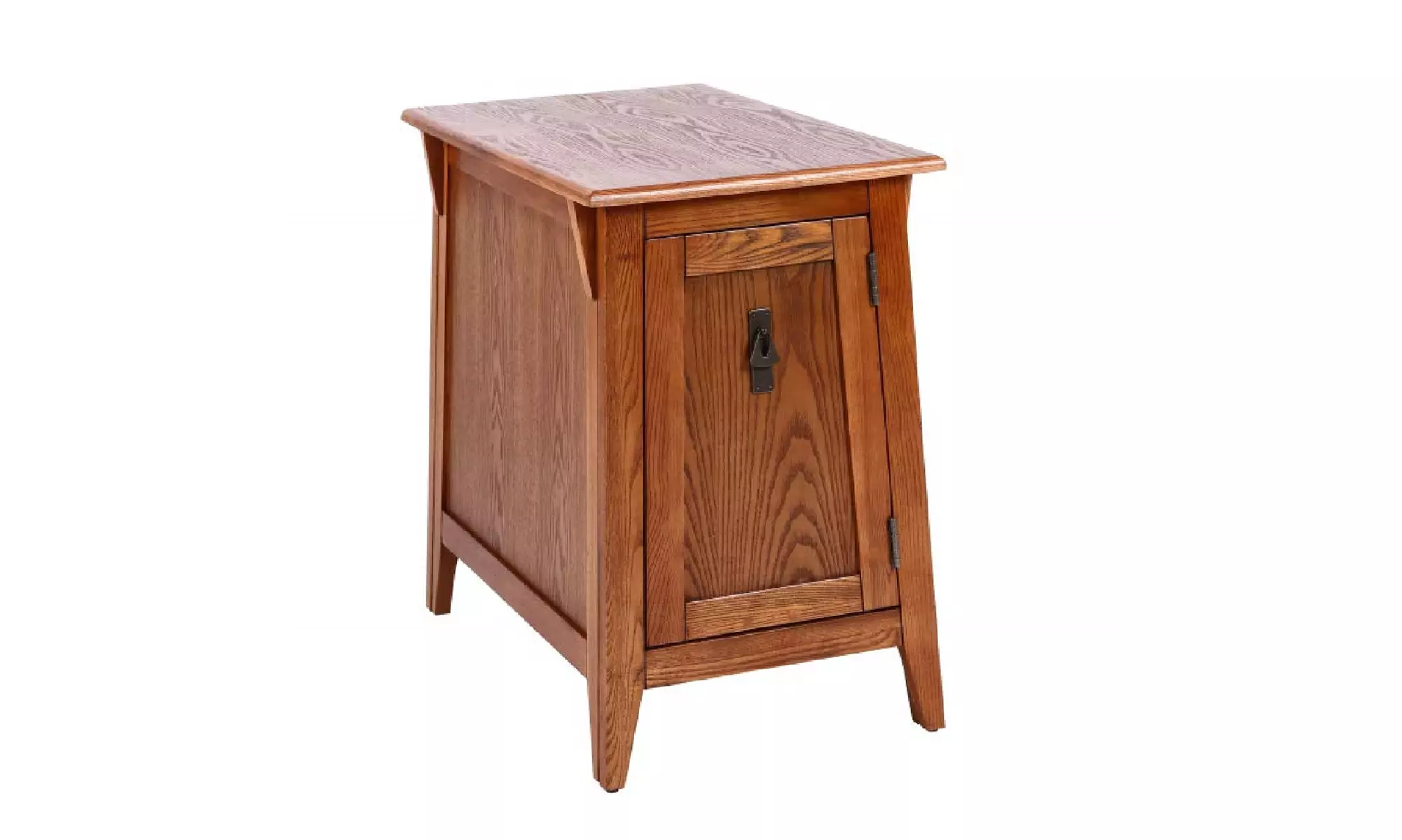 Phoenix Home Tilburg Mission-Style Wood Cabinet End Table - Primary Image