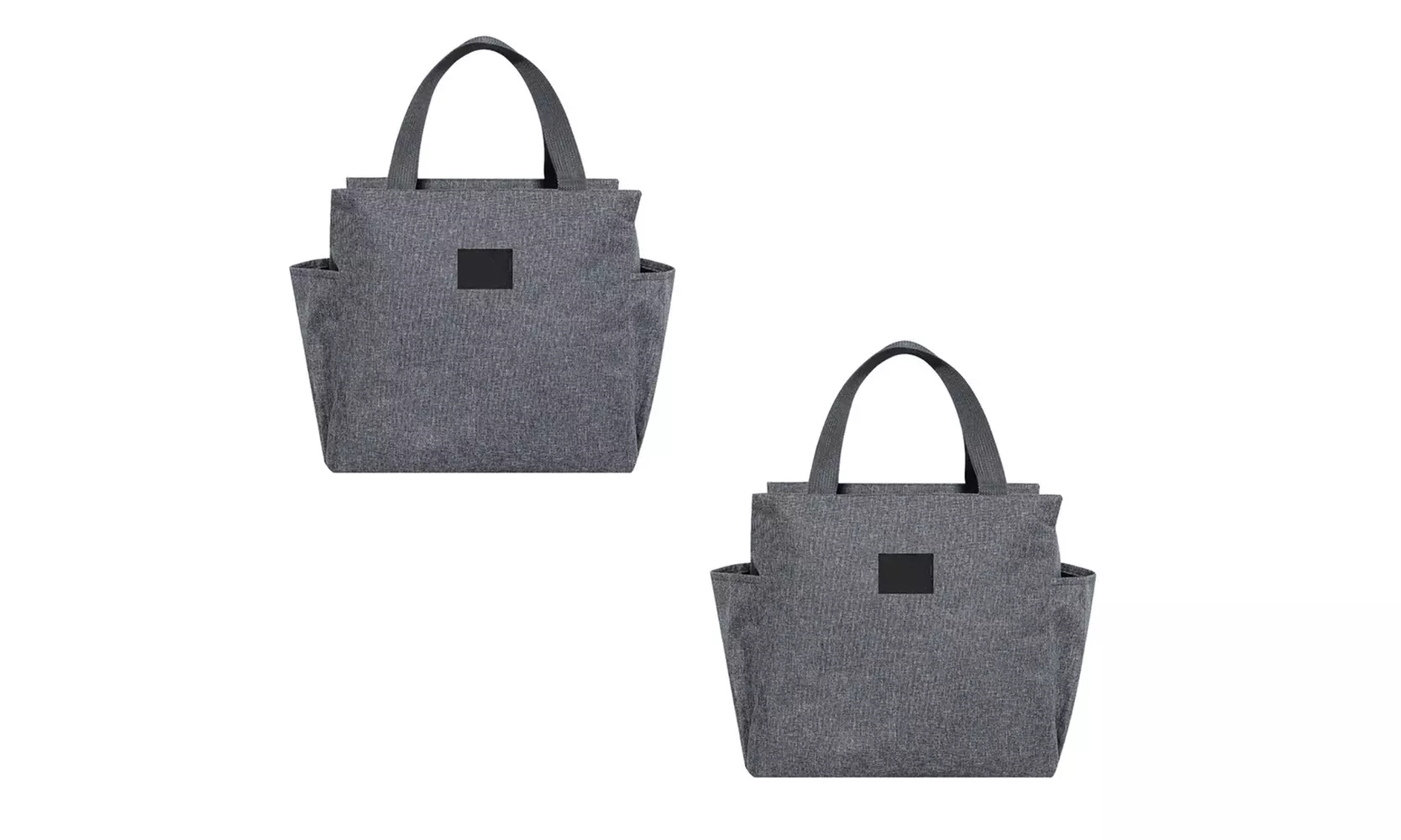 US 1-2 Pc Insulated Lunch Bag Thermo Cooler Hot Cold Box Kids Adults Work Office