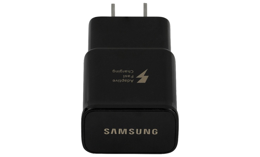 Image 9: Samsung Fast Adaptive Charger Original 2 Pack with 2 Micro USB OR Type-C Cables