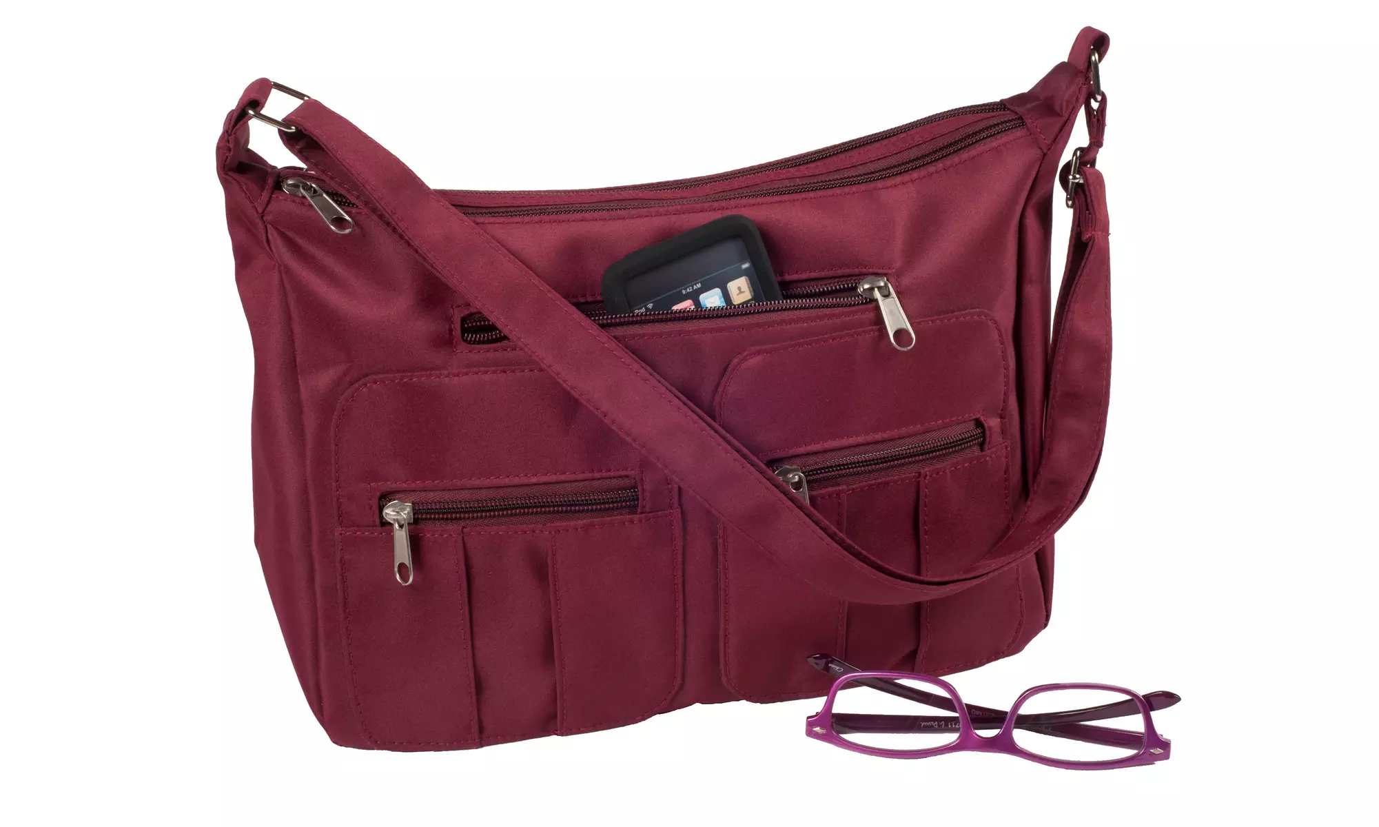 6-Zipper Slim-Line Classic Organizer Bag - Second Medium