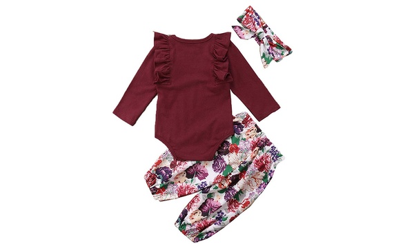 Newborn hot sale floral pants