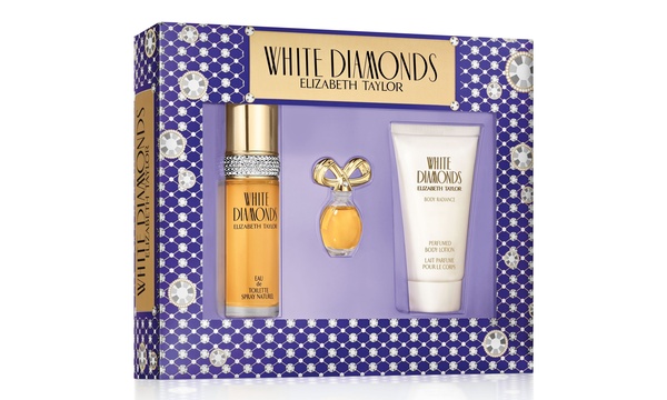 Elizabeth taylor white diamonds best sale gift set