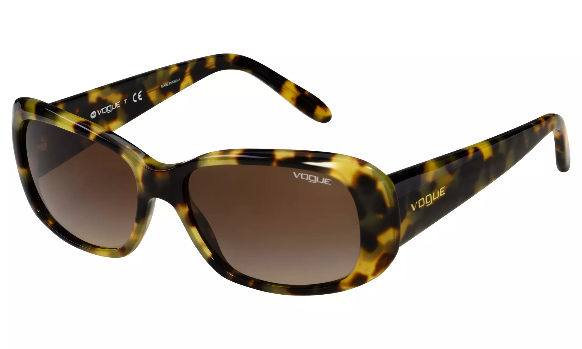 Vogue Sunglasses VO 2606S 260513 55 Tortoise Frame with Brown Gradient Lens - Primary Image