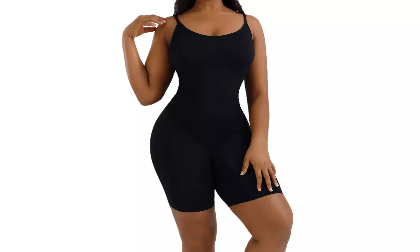 Bohuma Bodysuit for Women Tummy Control Shapewear Mid-Thigh Full Body Shaper