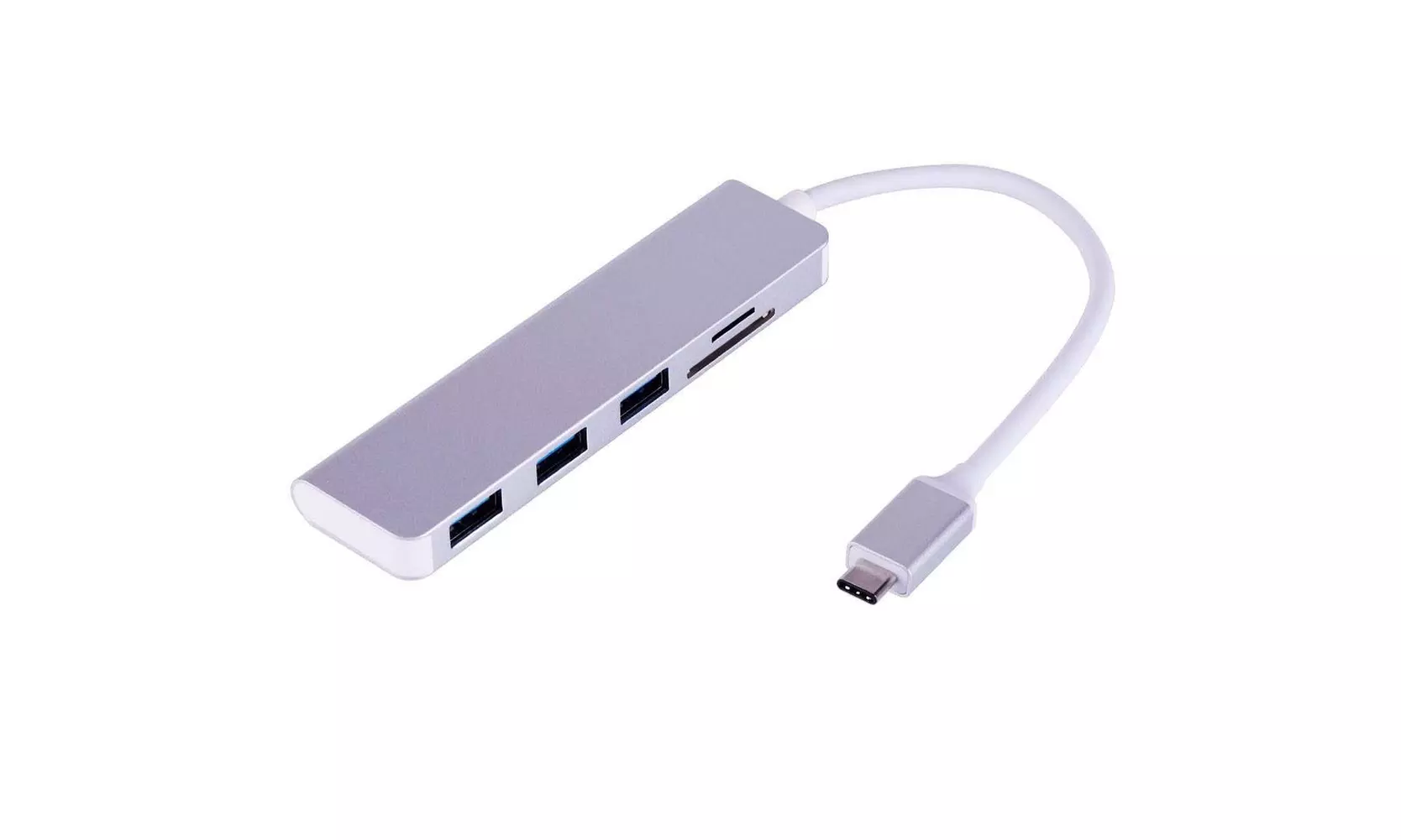 5in1 USB Type C to 3-Port USB 3.0 SD Card Hub for MacBook Pro 13" 15 - Primary Image