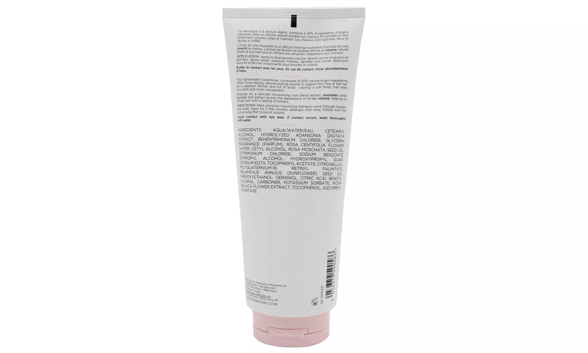 Christophe Robin Delicate Volumising Shampoo 8.4oz & Conditioner 6.7oz Duo