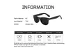 Polarized UV400 Sunglasses For Men Women Driving Vintage Sun Glasses - Second Medium