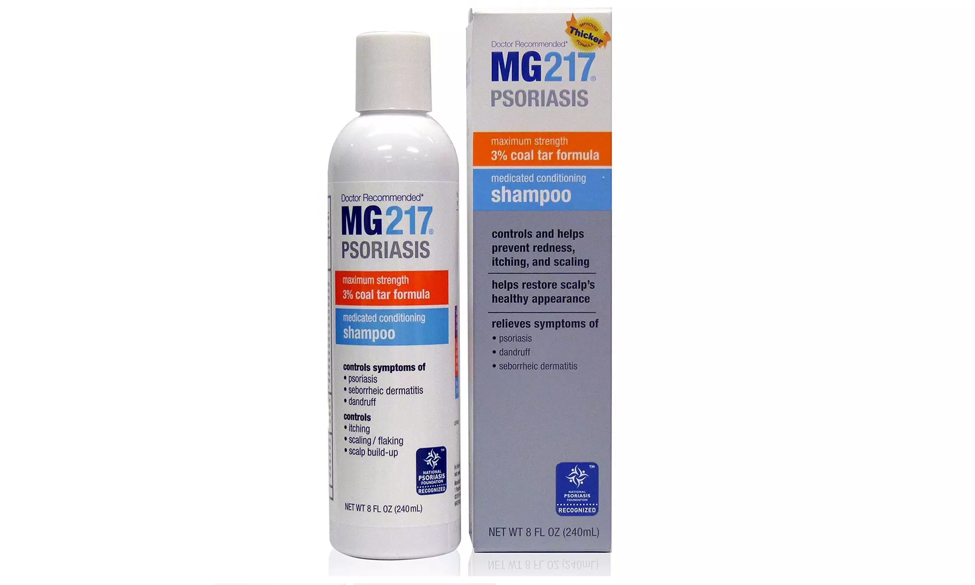 MG217 Psoriasis Medicated Conditioning 3% Coal Tar Formula Shampoo - Primary Image