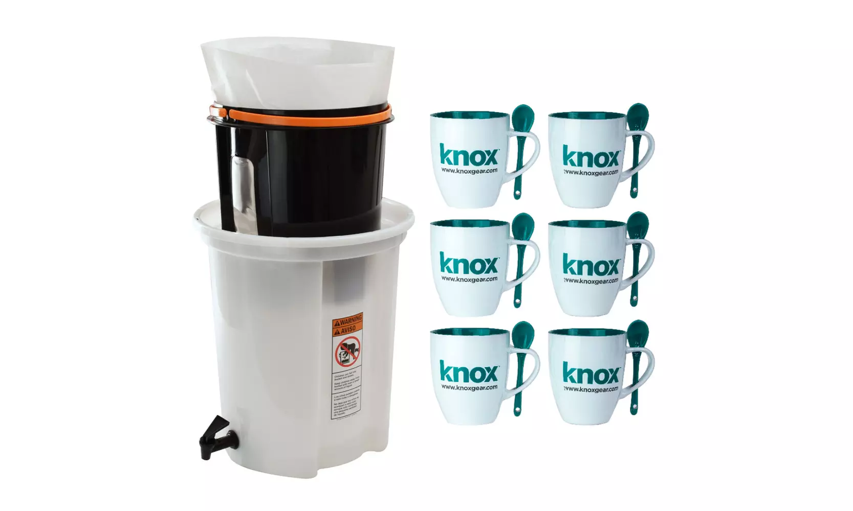 Brewista Cold Pro 4 Commercial Brewing System Complete Kit and Mugs with Spoons - Primary Image