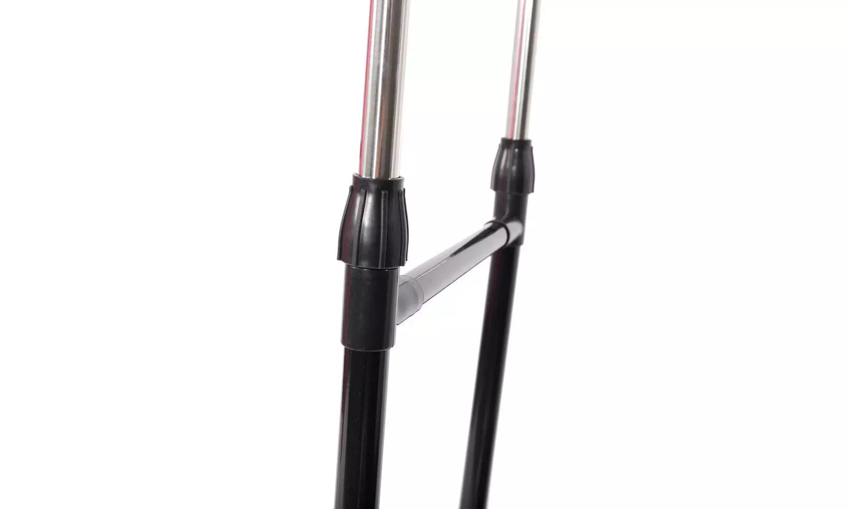Single/Double Rail Stretching Stand Clothes Rack with Shoe Shelf
