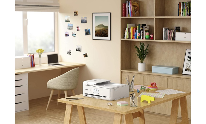 Canon TS9521C All-In-One Wireless Crafting Photo Printer (white)- New ...