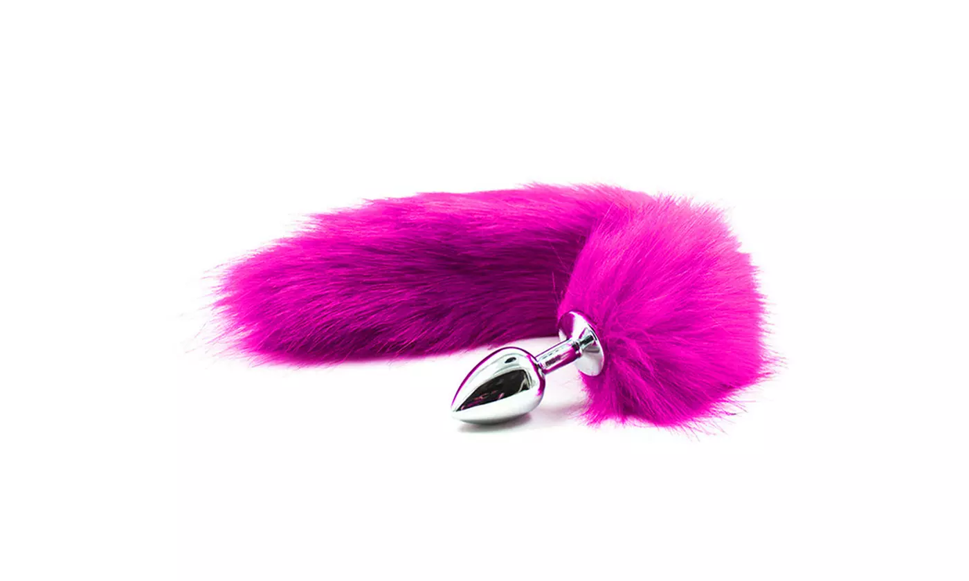 Aluminum Alloy Fox Tail Anal Plug Insert Sexy Toys Adult Cosplay