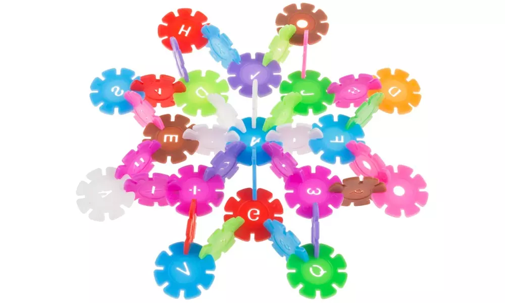 Hey! Play! Imagination Interlocking Flake Toy Set (401-Piece) - Image 5