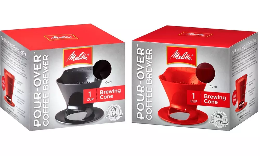 Melitta 1-Cup Pour-Over Coffee Brewing Cone - Primary Image