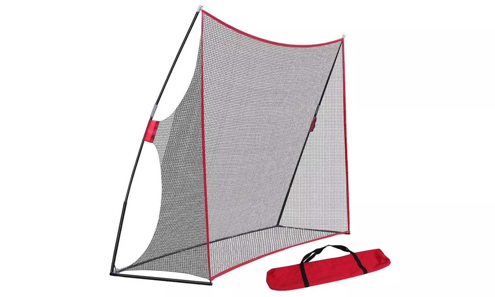 10 x 7FT Portable Golf Hitting Practice Net Driving Training Aids w/ Carry Bag - Primary Image