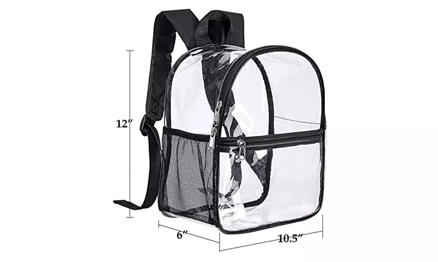 Clear Backpack Stadium Approved Water proof Transparent Backpack - Second Medium