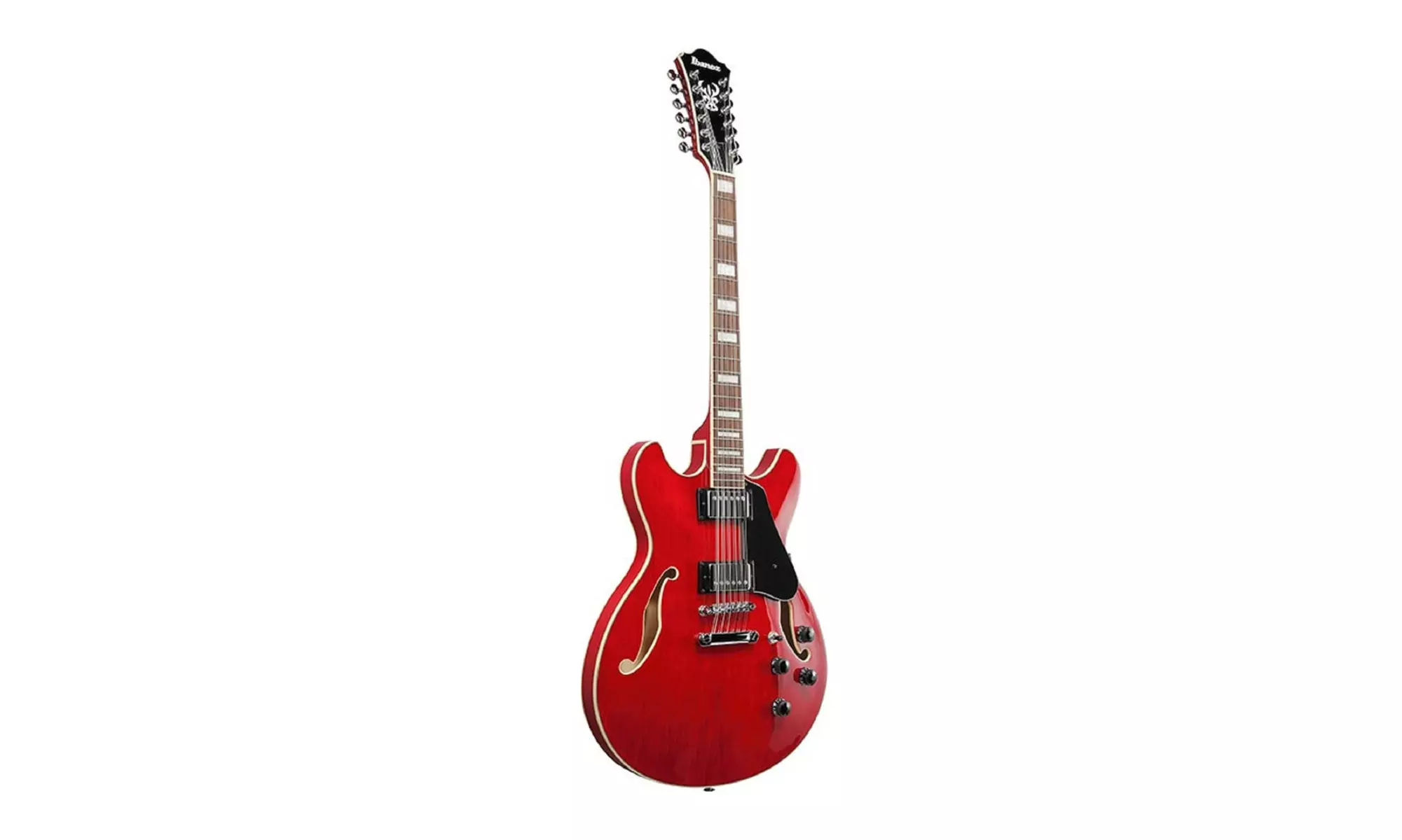 Ibanez AS Artcore 12-String Electric Guitar (Transparent Cherry Red) - Primary Image
