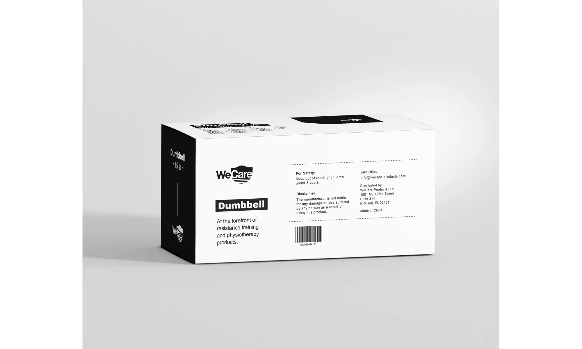WeCare Neoprene Coated Dumbbells for Non-Slip Grip (Set of Two)