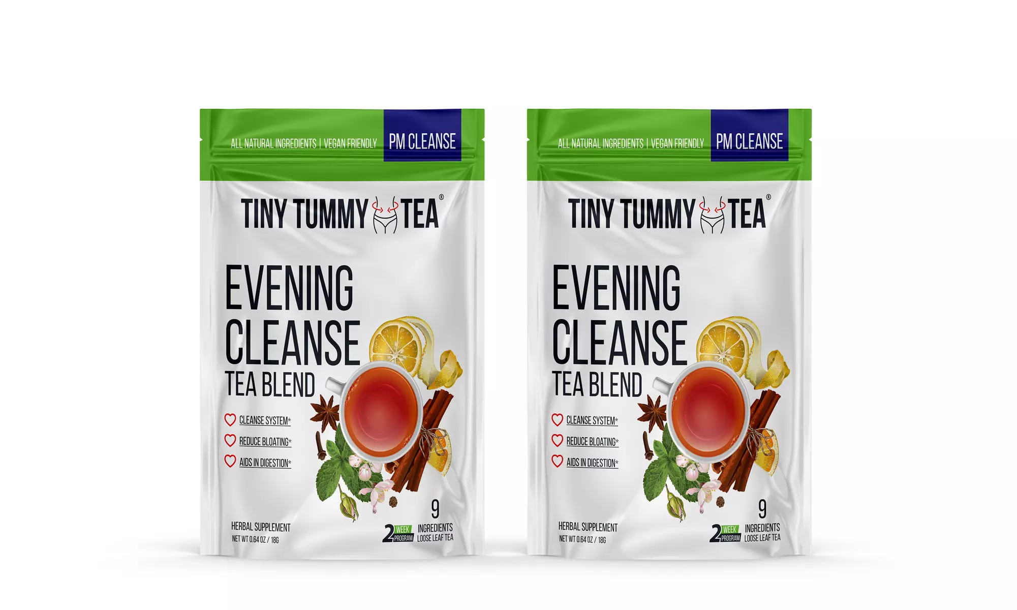 Tiny Tummy Tea Evening Cleanse & Digestion Blend (1, 2, or 3-Pack) - Primary Image