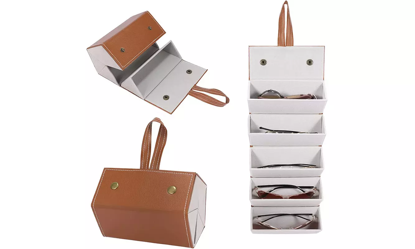 Travel Glasses Case Multiple Pairs Portable Eyeglasses Storage Case